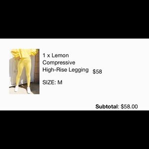 Lemon Girlfriend Collective Leggings